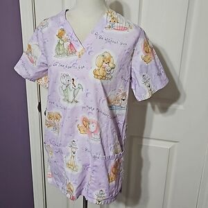 Precious Moments Scrubs top